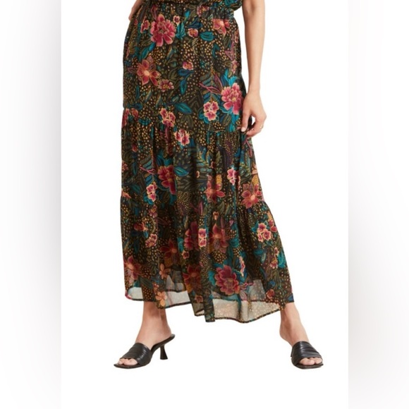 Evereve Azalea Floral Maxi Skirt size S - Picture 1 of 7